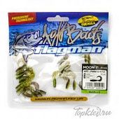 Мягкая приманка Flagman твистер Moon 1" green pumpkin/lime 20pc garlic