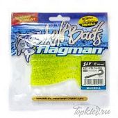 Мягкая приманка Flagman виброхвост Sly 4" chart pepper 6pc macrell