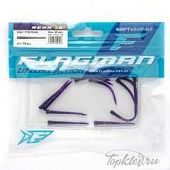 Мягкая приманка Flagman виброхвост Nexx 1,6" #105 Violet