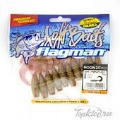 Мягкая приманка Flagman твистер Moon 2,5" dusty razz 10pc salmon