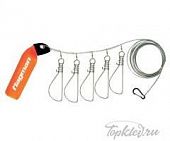 Набор куканов Flagman на 5 застежек с поплавком