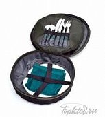 Набор посуды походный на 2 персоны в круглом кейсе Carp Pro