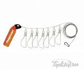 Набор куканов Flagman на 7 застежек с поплавком