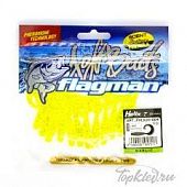 Мягкая приманка Flagman твистер Helix 2" lime chartreuse 12pc garlic