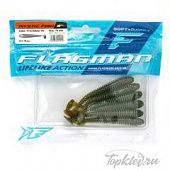 Мягкая приманка Flagman виброхвост Mystic Fish 3" #133 Motor Oil