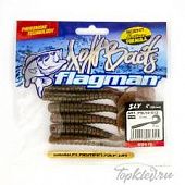 Мягкая приманка Flagman виброхвост Sly 4" UV lilac 6pc squid