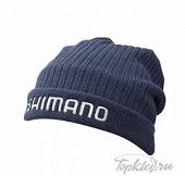 Шапка Shimano BREATH HYPER+℃ Fleece Knit Indigo Regular Size Watch cap CA-064Q