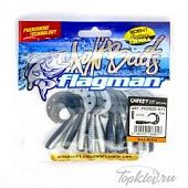 Мягкая приманка Flagman твистер Cheesy 2,5" dove 10pc salmon