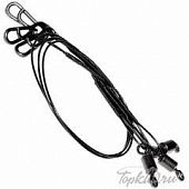 Поводок с клипсой и вертлюгом Rapala 17RA-MLVTPDC15 (3шт. в упак.)