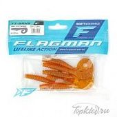 Мягкая приманка Flagman виброхвост TT-Grub 3.0'' #119 Caramel