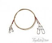 Поводок Flagman 1X7 7 волокон 5кг 20см (2шт)