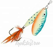 Блесна вращающаяся Abu Garcia ReFlex 18g UV-Glow Blue/Orange
