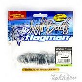 Мягкая приманка Flagman твистер Moon 1" dove 20pc garlic