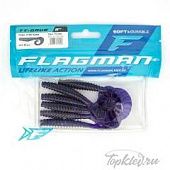 Мягкая приманка Flagman виброхвост TT-Grub 3.0'' #105 Violet