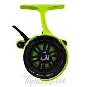 Катушка зимняя Jig It Team Dubna Vib Special G2 LIME, (right hand)