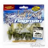 Мягкая приманка Flagman виброхвост Bullfish 2,5" watermelon 7pc macrell