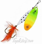 Блесна вращающаяся Abu Garcia ReFlex White 18g FT