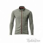 Футболка Shimano MS Full Zip Shirt (long sleeve) SH-001N серый/хаки L