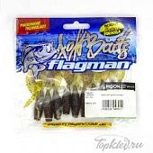 Мягкая приманка Flagman твистер Moon 2,5" green pumpkin 10pc anis